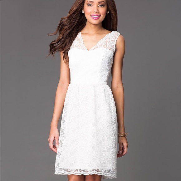 Short V-Neck Dress
